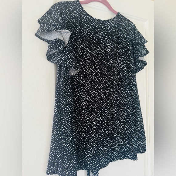 💥Adrianna Papell Polka Dot Top - Picture 8 of 9